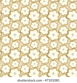 Easy to use textile / wallpaper seamless pattern.