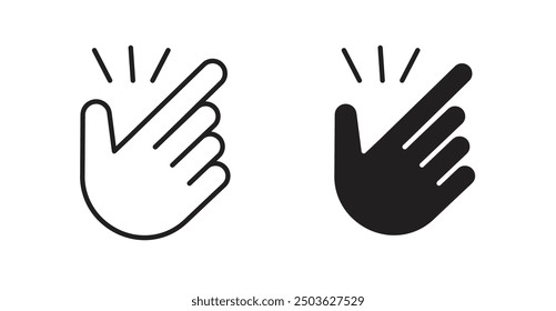Easy to use vector icon in solid and outline style