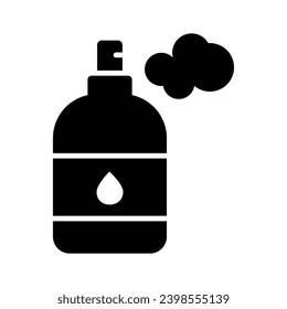 Einfach zu verwendende Vektorgrafik von Sprayfarbe im trendigen Stil