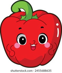 
Easy vegetables drawing. Cute veggie herbs vector icon. Funny cartoon vegetable elements. Family fruit and veggie.