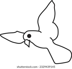 easy way to bird drawinig