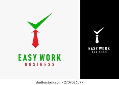 Easy work logo symbol icon design