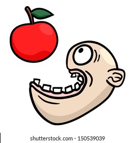 Eat apple
