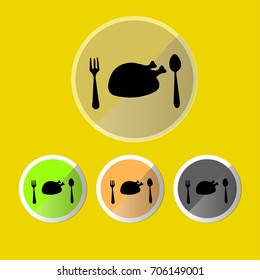 eat chicken