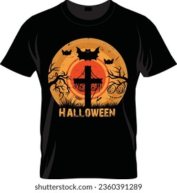 Eat drink and be scary Halloween T Shirt Design