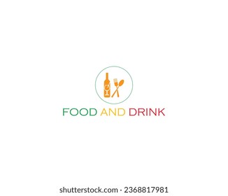 Eat Drink Logo Images, Stock Photos and  Vectors Food Drink Logo Design Stock Vector (Royalty Free) Eps 10 template design royalty free images vector 