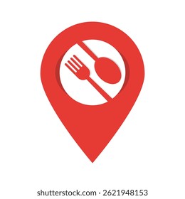 Eat Food Festival Icon. Stock Illustration