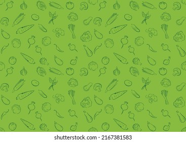 Eat healthy of fruits and vegetables - organic food banner vector illustration in flat style, fruits and cereals with simple shapes and shapes suitable for flyers, web posters, natural products presen