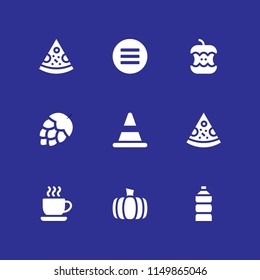 eat icon. 9 eat set with pizza, food and restaurant, menu and artichoke vector icons for web and mobile app