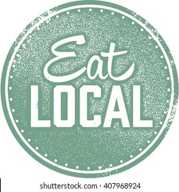 531 Eat local stamp Images, Stock Photos & Vectors | Shutterstock