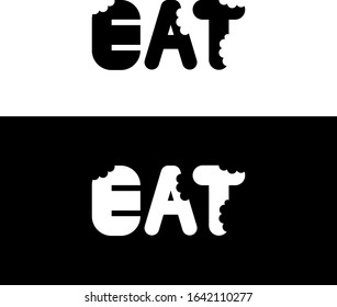 Eat Logo - Eat Letter Logo