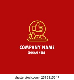 eat restaurant lunch loogo design symbol