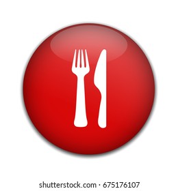 Eat sign icon. Fork and knife