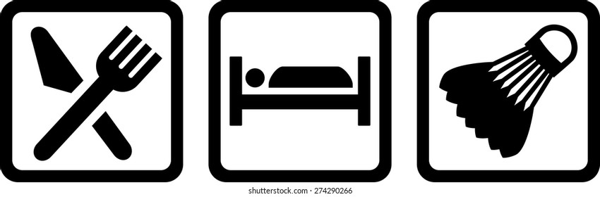 Eat Sleep Badminton