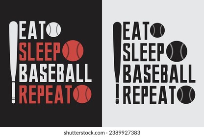 Eat Sleep Baseball Repeat Eps