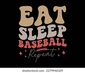 Eat Sleep Baseball repeat typography Design, Baseball Shirt SVG, Baseball Mom Life svg,Supportive Mom svg,typography baseball t-shirt collection,trendy vector and t shirt