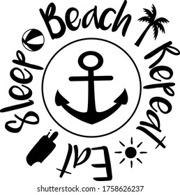 Eat Sleep Beach Repeat quotes
