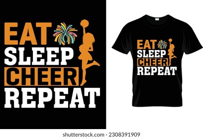 Eat Sleep Cheer Repeat T-Shirt