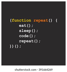 Eat Sleep Code Repeat Design