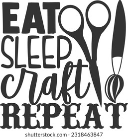 Eat Sleep Craft Repeat - Sewing Lady