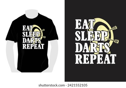  Eat Sleep Darts Repeat .Darts T Shirts Design, Darts Lover, Darts game, sports