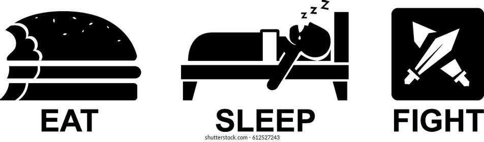Eat Sleep Fight: Gamer Cycle