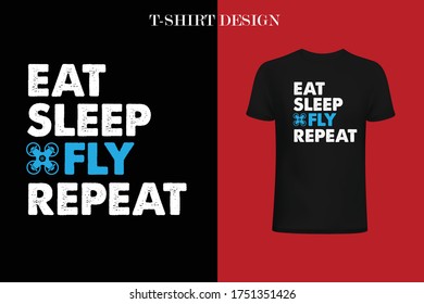 Eat Sleep Helicopter  Funny T-Shirt in any size