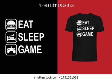 Eat Sleep Game Repeat t-shirt . funny eat sleep game  Repeat shirt . vintage s-shirt