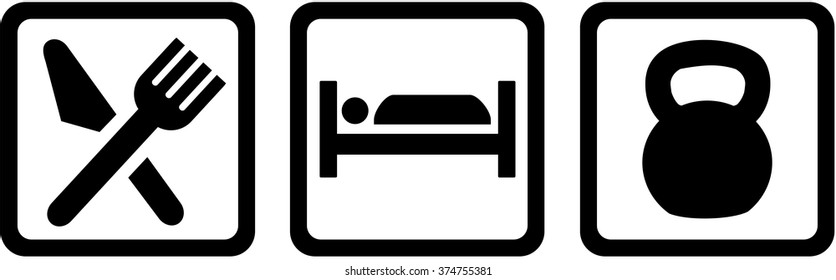 Eat sleep kettlebell