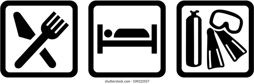 Eat, sleep scuba diving