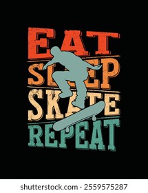 Eat, Sleep, Skate , Repeat Poster.