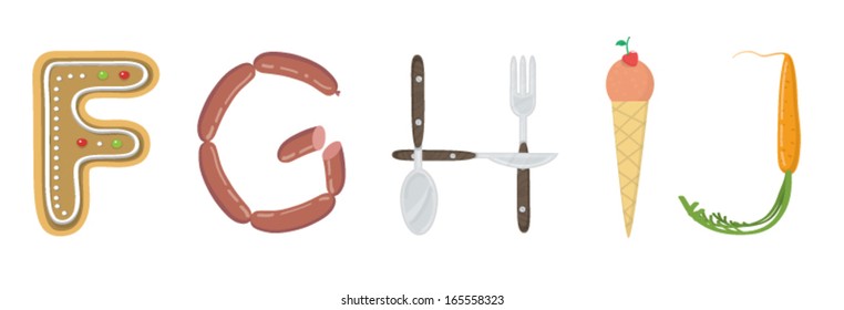 Eatable vector alphabet part 2