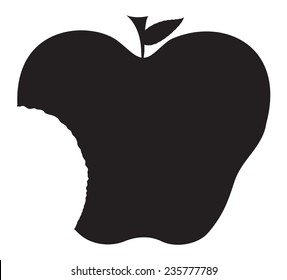 Eaten Black Apple