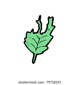 eaten leaf cartoon