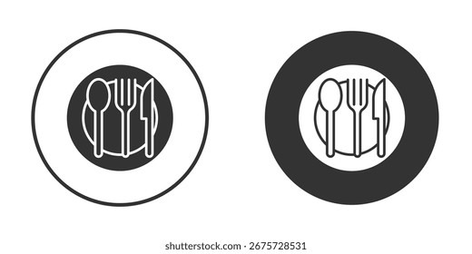 Eatery icon. sign designs. solid pictogram