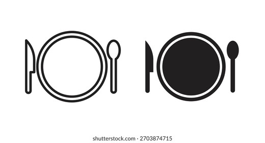 Icono del restaurante para el Diseño web, App móviles
