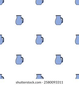 Eating and drinking utensils seamless pattern background. Eating and drinking utensils illustration. Eating and drinking utensils background. Perfect for fabrics, print, textile, wallpaper, decor.