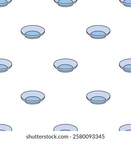 Eating and drinking utensils seamless pattern background. Eating and drinking utensils illustration. Eating and drinking utensils background. Perfect for fabrics, print, textile, wallpaper, decor.
