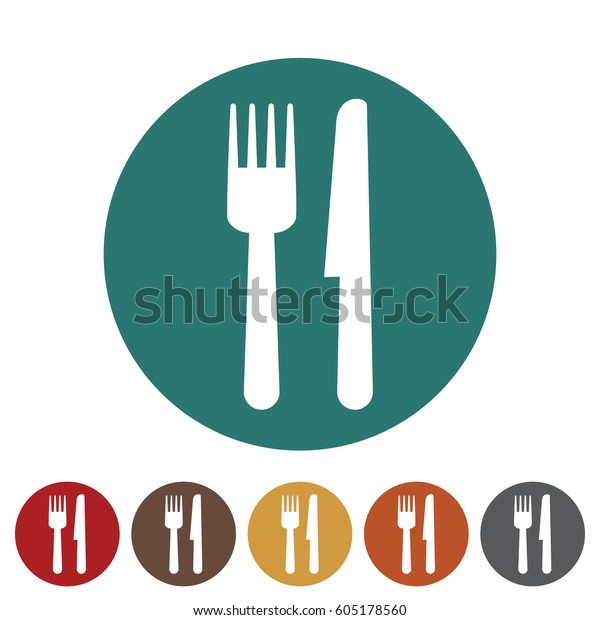 食事中のアイコン ベクターイラスト のベクター画像素材 ロイヤリティフリー