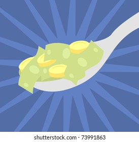 eating money