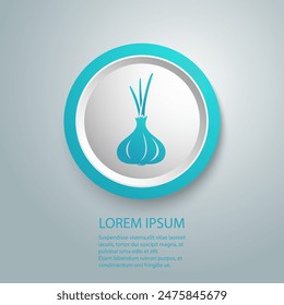 Essen rohe Gemüsezwiebeln blaue Ikone. schwarze Vektorillustration