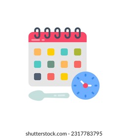 Icono de Programa de alimentación en vector. Ilustración