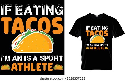 Se comer tacos sou um homem é um... T Shirt Design