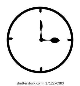 Eating time, clock, watch icon. Concept of UI design elements. 