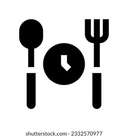 eating time icon for your website, mobile, presentation, and logo design.