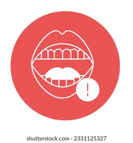 Eating Vector Icon with trendy background colors that can easily edit or modify

