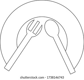 Eatino design logo vector stock