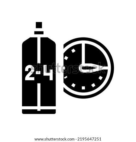 eau de cologne edc cosmetic glyph icon vector. eau de cologne edc cosmetic sign. isolated symbol illustration