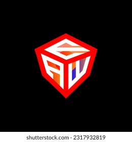 Diseño creativo del logotipo de la carta EAW con gráfico vectorial, logotipo sencillo y moderno de EAW. Diseño de alfabetos lujosos EAW  