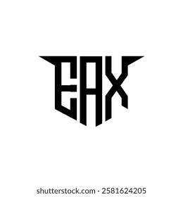 EAX letter logo design with white background in illustrator, vector logo modern alphabet font overlap style, calligraphy designs for logo, Poster, Invitation, etc.